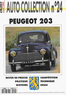 PEUGEOT 203 - Magazine AUTO COLLECTION N°24 | AUTO COLLECTION N°24 |