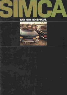 Brochure SIMCA 1301 / 1501 et SPECIAL | TAL20 - SIMCA 1301 |