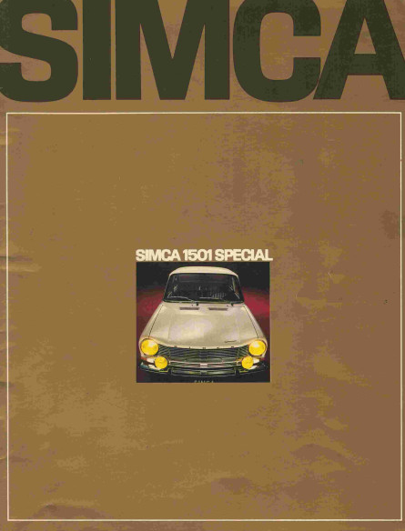 Brochure SIMCA 1501 SPECIAL (1969) Français | TAL18 - SIMCA 1501 1968 |