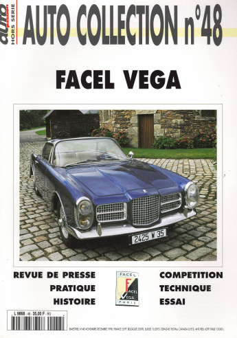 FACEL VEGA - Magazine AUTO COLLECTION N°48 | AUTO COLLECTION N°48 |