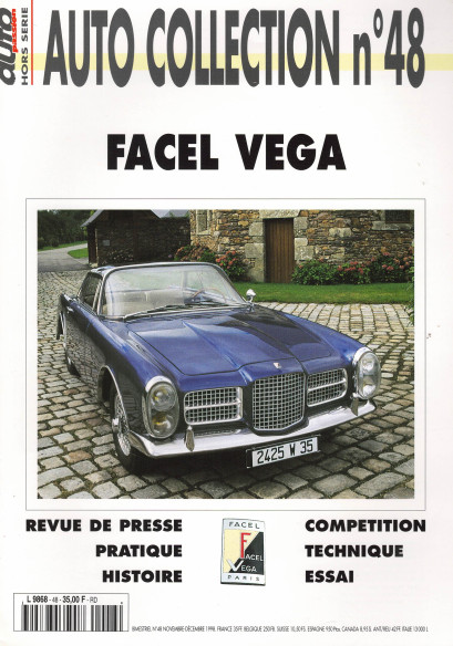 FACEL VEGA - Magazine AUTO COLLECTION N°48 | AUTO COLLECTION N°48 |