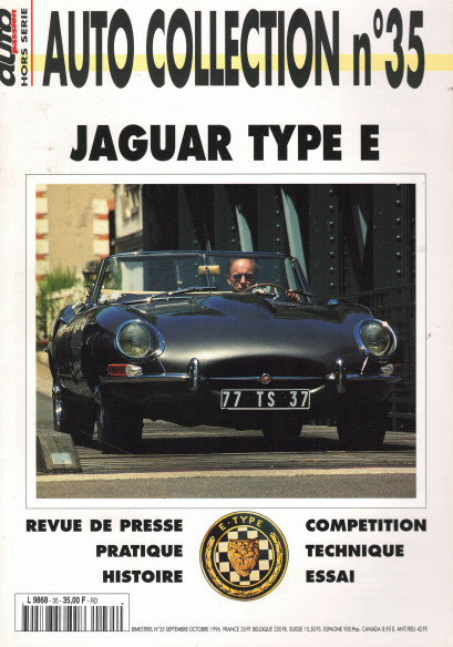JAGUAR TYPE E - Magazine AUTO COLLECTION N°35 | AUTO COLLECTION N°35 |