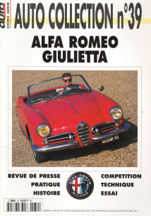 ALFA ROMEO GIULIETTA - Magazine AUTO COLLECTION N°39 | AUTO COLLECTION N°39 |
