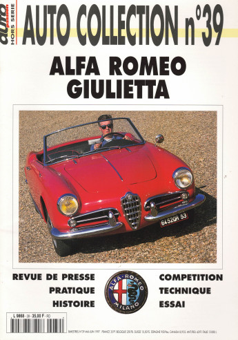 ALFA ROMEO GIULIETTA - Magazine AUTO COLLECTION N°39 | AUTO COLLECTION N°39 |