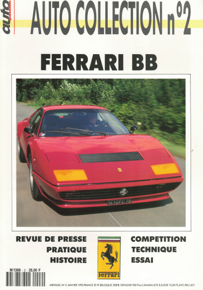 FERRARI BB - Magazine AUTO COLLECTION N°08 | AUTO COLLECTION N°08 |