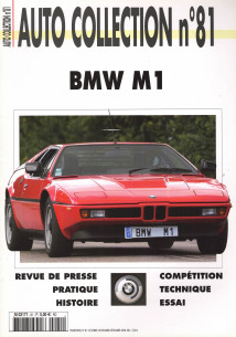 BMW M1 - Magazine AUTO COLLECTION N°81 | AUTO COLLECTION N°81 |