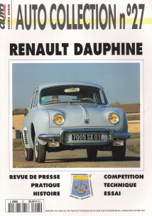 RENAULT DAUPHINE - Magazine AUTO COLLECTION N°27 | AUTO COLLECTION N°27 |