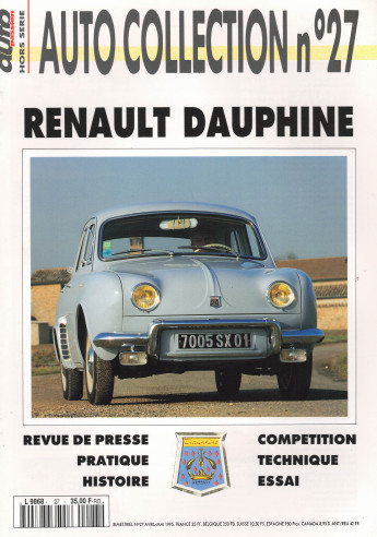 RENAULT DAUPHINE - Magazine AUTO COLLECTION N°27 | AUTO COLLECTION N°27 |