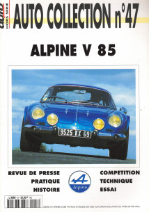 ALPINE V85 - Magazine AUTO COLLECTION n°47 | AUTO COLLECTION n°47 |