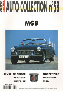 MGB - Magazine AUTO COLLECTION N°58 | AUTO COLLECTION N°58 |