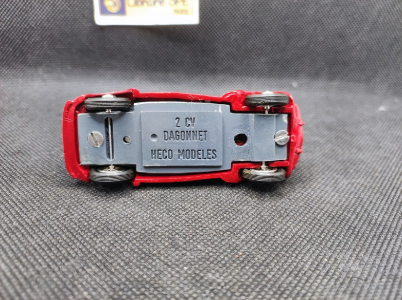 CITROEN 2 CV DAGONNET - HECO MODELES - N° 75 M - 1/43 | Citroën 2 Cv Dagonnet de 1956 - 75 M |