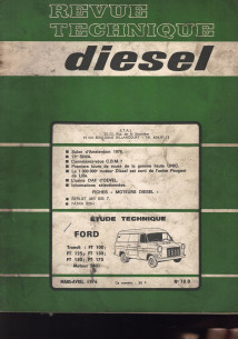 Revue technique Diesel FORD TRANSIT FT, MOTEUR 2401 | RTDANC078 |