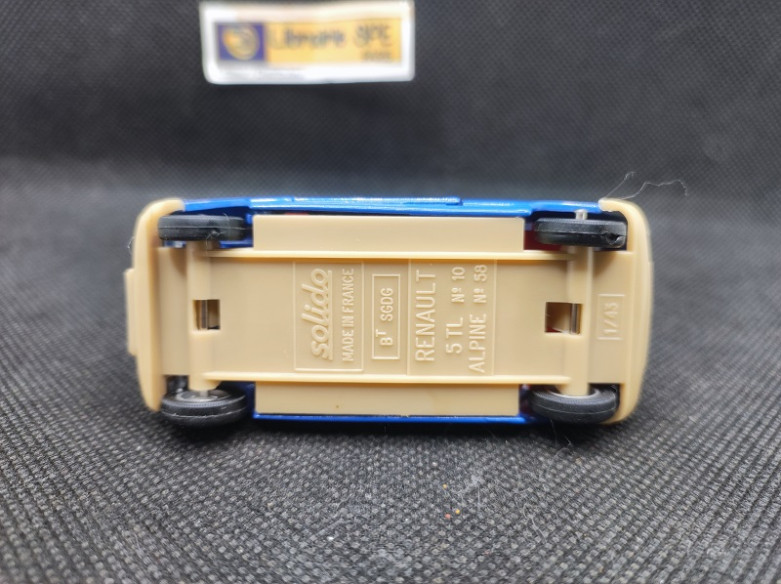 RENAULT 5 TL ALPINE COUPE ELF - SOLIDO - N° 58 B - 1/43 | Renault R5 Alpine Coupe ELF - 58 B |