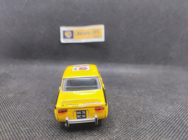 RENAULT 8 GORDINI N° 1 COUPE 1970 - ELIGOR - N° 62 - 1/43 | Renault 8 Gordini N°1 coupe de 1970 - 62 |