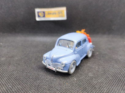 RENAULT 4CV "LA MAUVAISE TETE" SPIROU - ATLAS - 1/43 | Renault 4 CV La mauvaise Tête " Spirou" |