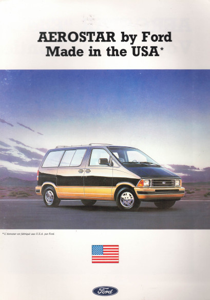 Brochure FORD AEROSTAR (1990) | FOR28 - Ref: PN AEROSTAR |