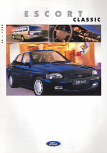 Brochure FORD ESCORT CLASSIC (09/1998) | FOR24 - Ref: PN 872506/9809/30M/F |