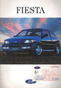 Brochure FORD FIESTA (01/1993) | FOR14 - Ref: PN 371501/9301/160M/FR |