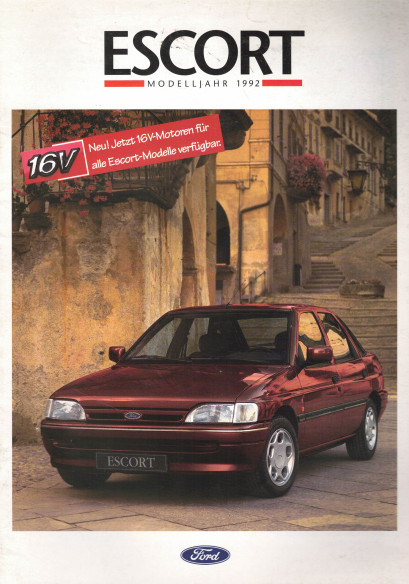 Brochure FORD ESCORT (1992) Allemand | FOR12 - Ref: 202109 |