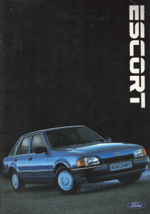 Brochure FORD ESCORT (01/1986) inclus Cabrio et RS Turbo | FOR09 - Ref: PN 653356/8601/170M/FR |
