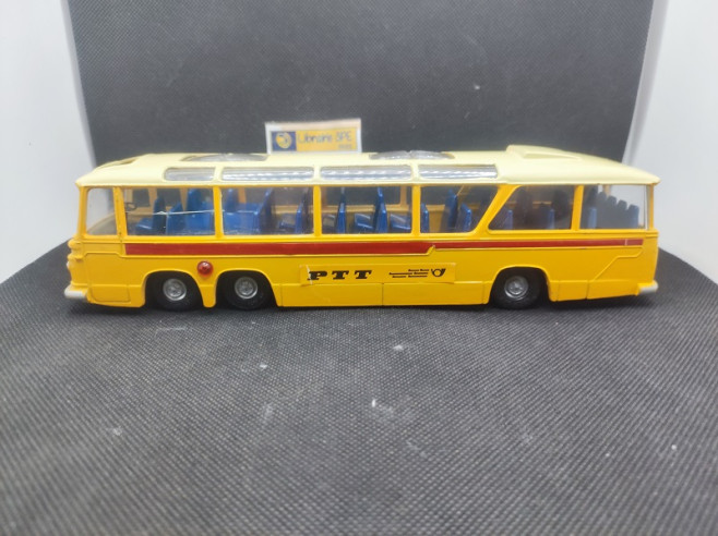 VEGA MAJOR LUXURY COACH " SWISS POSTAL BUS " - DINKY TOYS GB - N° 961 - 1/43 | Vauxhall Vega Major "Bus PTT Suisse" - 961 |