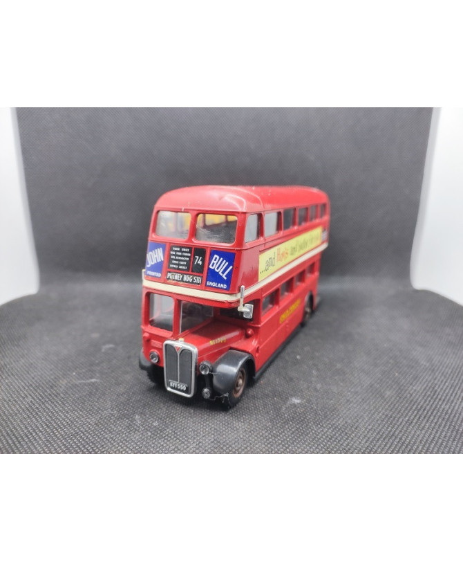 AEC DECKER LONDON COUNTRY (Rouge) - SOLIDO - N° 4402 - 1/50 | AEC Decker London Country Rouge - 4402 |