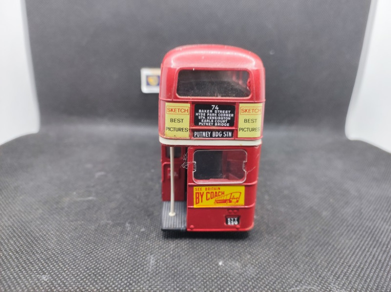 AEC DECKER LONDON COUNTRY (Rouge) - SOLIDO - N° 4402 - 1/50 | AEC Decker London Country Rouge - 4402 |