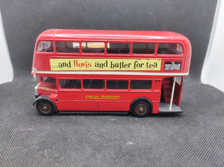 AEC DECKER LONDON COUNTRY (Rouge) - SOLIDO - N° 4402 - 1/50 | AEC Decker London Country Rouge - 4402 |