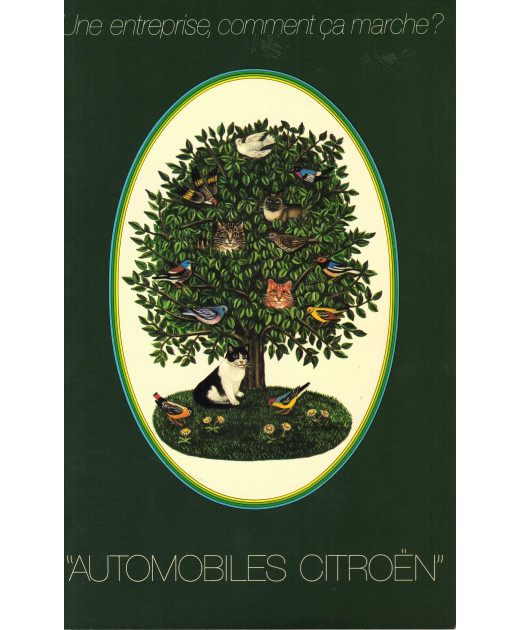 Brochure "AUTOMOBILES CITROËN" Une entreprise, comment sa marche (1985) | CIT64 - |