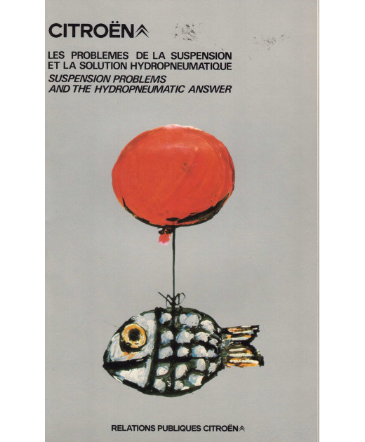Brochure CITROËN Les problème de la suspension et la solution hydropneumatique (1984) | CIT66 - CITROËN suspension |