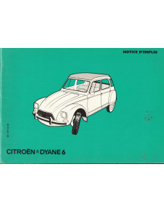Notice d'emploi CITROËN DYANE 6 (1983) | Notice CITROËN DYANE |