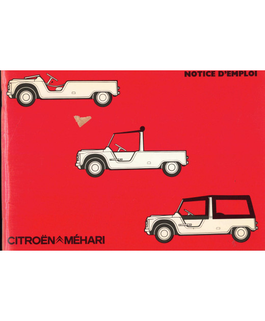 Notice d'emploi CITROËN MEHARI (1981) | Notice d'emploi CITROËN MEHARI |