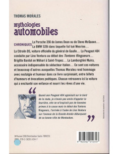 Mythologies automobiles De Thomas Morales | 9782362010347 | 2