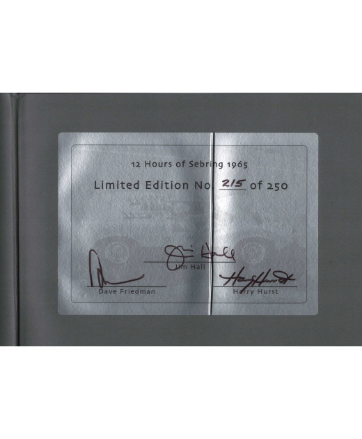12 Hours of Sebring, 1965, Limited Edition 215/250 | 9780975478714 |
