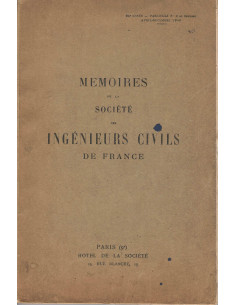 Mémoires des INGENIEURS CIVILS DE FRANCE (Transmission,Gazogènes,Carbonisation) | INGENIEURS CIVILS N°2 |