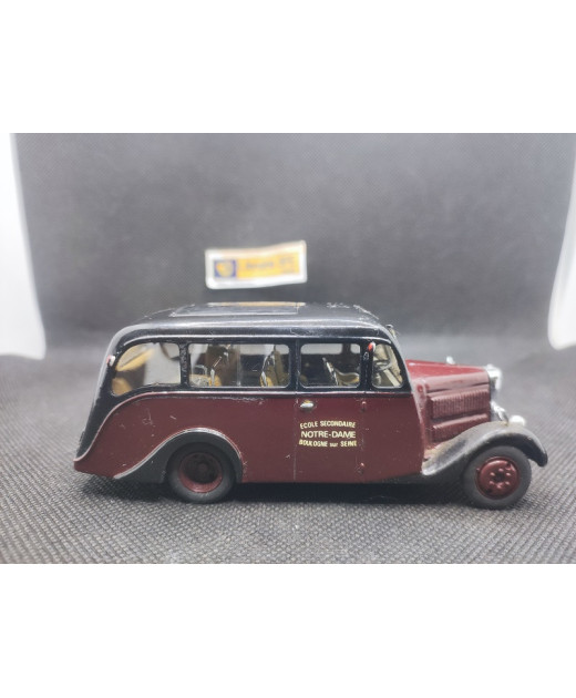 UNIC M24 CAR SCOLAIRE BOULOGNE SUR SEINE 1936 - MINITRUCKS - N° 27 - 1/50 | Unic M24 Car scolaire de 1936 - 27 |