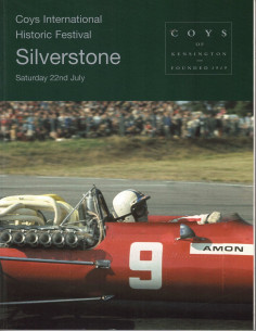 Catalogue Vente aux enchères COYS - SILVERSTONE (07/2000) | COYS Ref: SILVERSTONE 2000 |