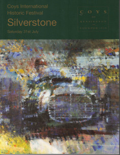 Catalogue Vente aux enchères COYS - SILVERSTONE (07/1999) | COYS Ref: SILVERSTONE 1999 |