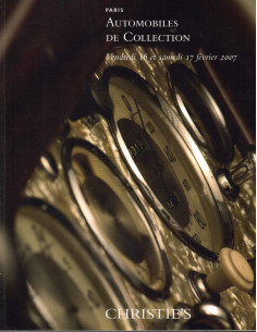 Catalogue Vente aux enchères CHRISTIE'S - PARIS (02/2007) | CHRISTIE'S Ref: 5462 |