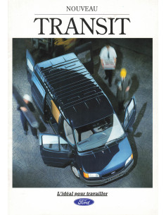 Brochure FORD TRANSIT (09/1994) Fourgon, Cabine et Kombi | FOR48 - Ref: PN FORD TRANSIT |