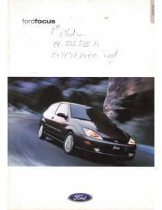 Brochure FORD FOCUS (04/2000) Ambiente, Trend, Ghia | FOR45 - Ref: PN 072501/0004/190m/FR |