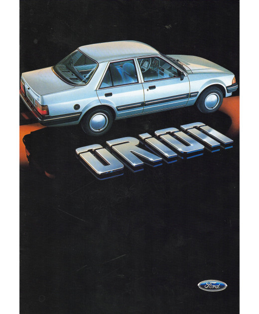 Brochure FORD ORION (1984) L, GL et INJECTION | FOR33 - Ref: PN 627147/8408/100m/FR |