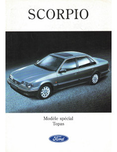 Brochure FORD SCORPIO (1993) 2.0I TWIN CAM et 2.0I 16V | FOR34 - Ref: PN 375505/9312/8.5m/FR |
