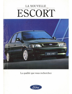 Brochure FORD ESCORT (01/1993) CLX, GHIA, XR3i et RS 2000 | FOR40 - Ref: PN 372501/9301/10m/SWIFR |