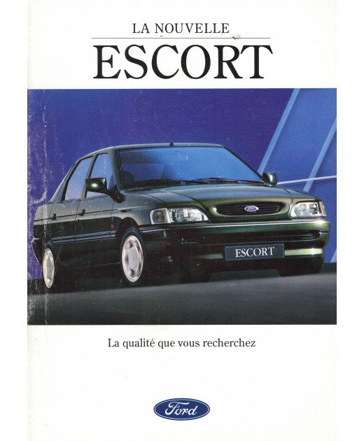 Brochure FORD ESCORT (01/1993) CLX, GHIA, XR3i et RS 2000 | FOR40 - Ref: PN 372501/9301/10m/SWIFR |