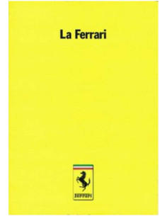 Brochure La Ferrari (1989) - 5M/01/89 | Ferrari - 5M/01/89 |