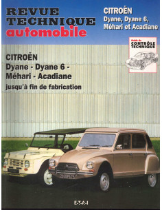 Revue Technique CITROEN - DYANE, MEHARI et ACADIANE | RTAANC279 |