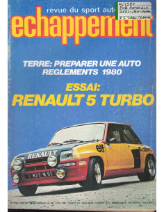 RENAULT 5 TURBO Echappement N°135 - Janvier 1980 | Echappement N°135 |