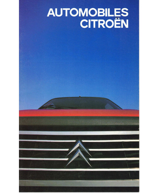 Brochure "AUTOMOBILES CITROËN" - 1985 | CIT60 - |