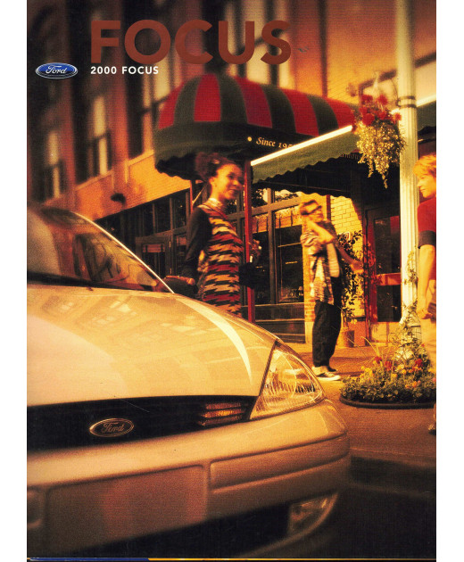 Brochure FORD FOCUS - 2000 (Anglais) | FOR62 - Ref: FOCUS 2000 |